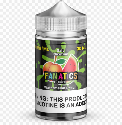 salt fanatics 30ml - icing on the flake ejuice Clear Background PNG Isolated Item