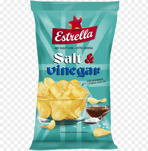 salt & vinegar chips från estrella - estrella salt & vinägerchi PNG files with clear background collection