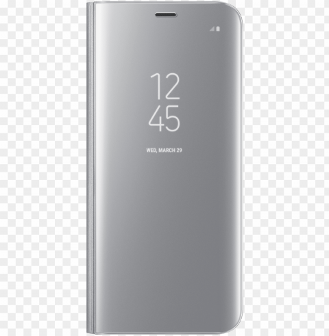 samsung galaxy s8 s-view standing cover silver - samsung galaxy Isolated Subject on HighQuality Transparent PNG