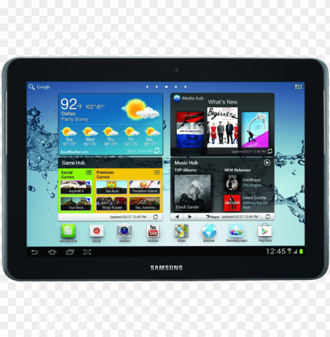 samsung tab 2 10 inc Transparent PNG Isolated Graphic Design