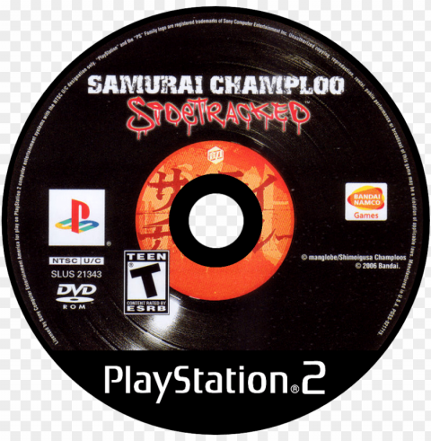 samurai champloo - ace combat 5 ps2 dvd Transparent Background PNG Isolated Icon