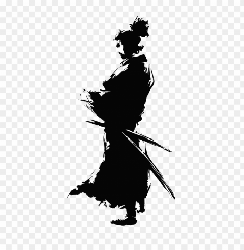 samurai Transparent PNG Isolated Graphic Design