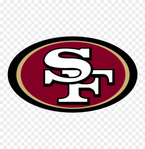 san francisco 49ers logo vector free PNG with isolated background