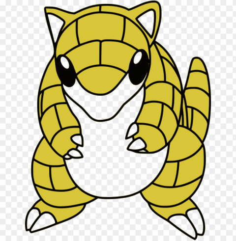 Sandshrew Sandshrew - Pokemon Sandshrew PNG Images Without BG