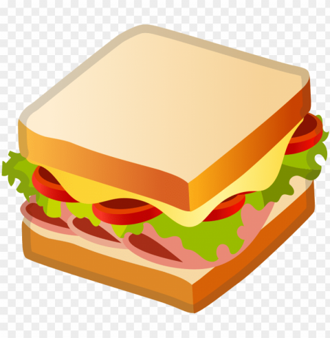sandwich icon Isolated Design Element in Clear Transparent PNG