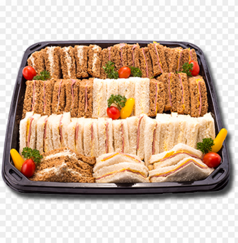 sandwich platter - toebroodjie platter Isolated Icon in Transparent PNG Format