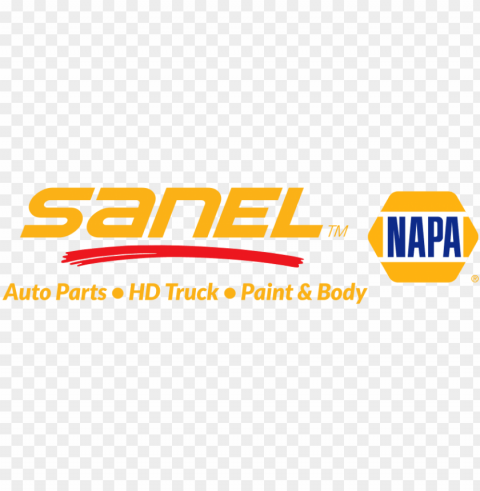 sanel napa logo yellow with tag line - sanel napa PNG images with no royalties