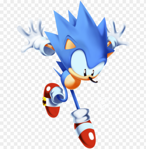 sanic drawing classic - sonic mania adventures sonic PNG images for graphic design