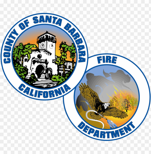 santa barbara county fire department logo PNG transparency