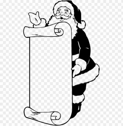 santa claus board PNG images with alpha transparency layer