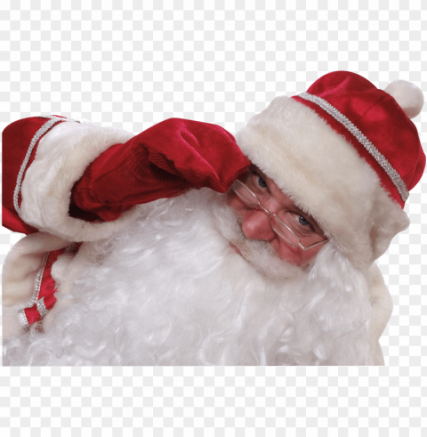 santa claus close up PNG images with clear alpha channel