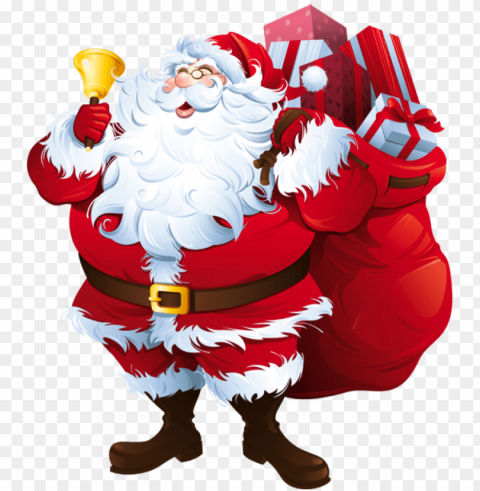 Santa Claus Happy PNG Images With Clear Cutout