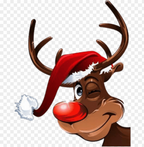 santa claus reindeer PNG images with no background needed