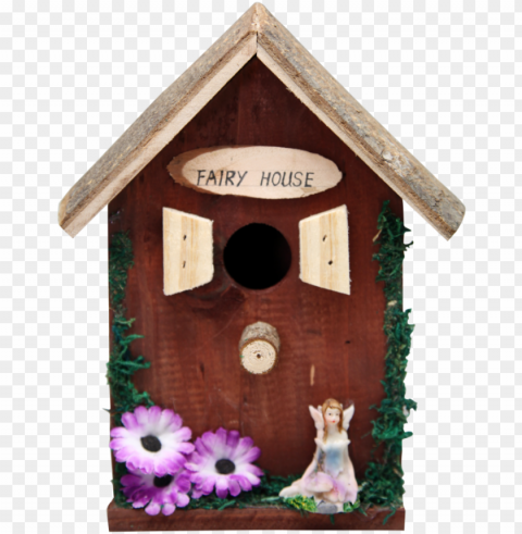 santa clausnew bird house kitsmall wood crafts bird - cartoo Clean Background Isolated PNG Graphic
