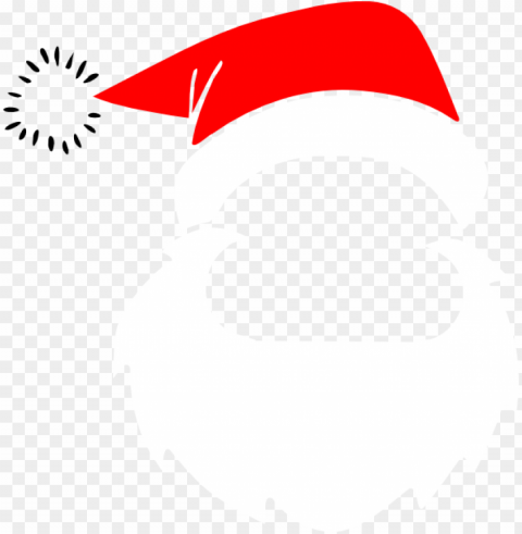 Santa Hat Cartoon Transparent PNG With Isolated Object And Transparency