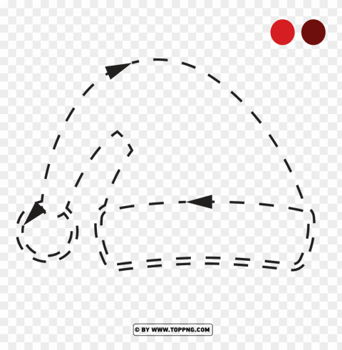 santa hat drawing easy PNG images transparent pack - Image ID 49d397b8