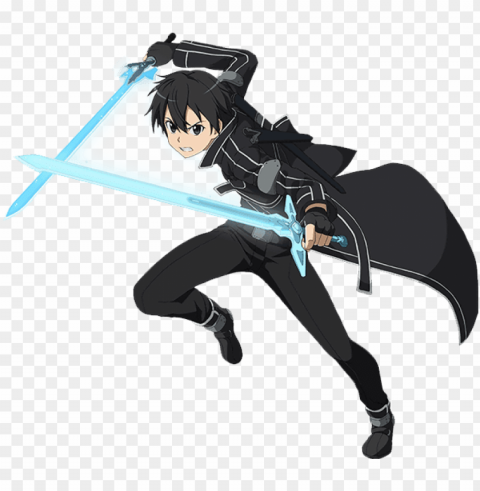 sao drawing cute - sword art online kirito PNG Image Isolated with Clear Transparency