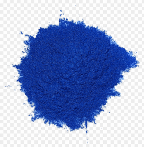sapphire blue mettalic powder PNG Image Isolated with High Clarity