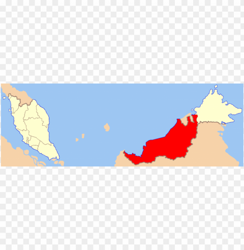 sarawak map PNG images for advertising