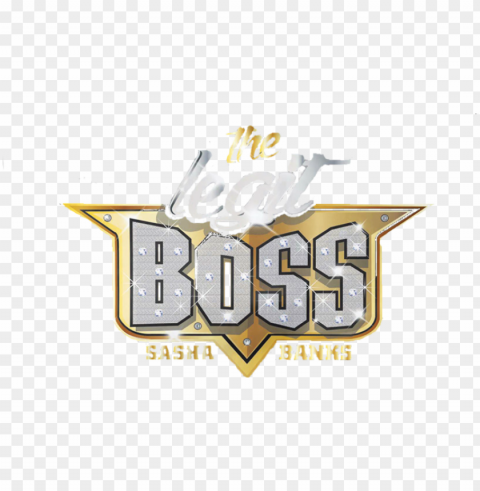 sasha banks legit boss logo Clean Background Isolated PNG Icon