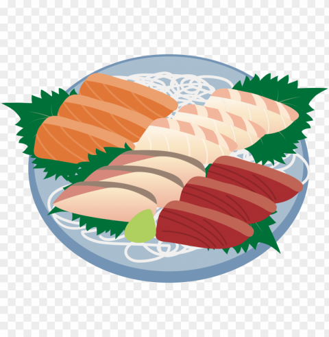 sashimi Transparent PNG art