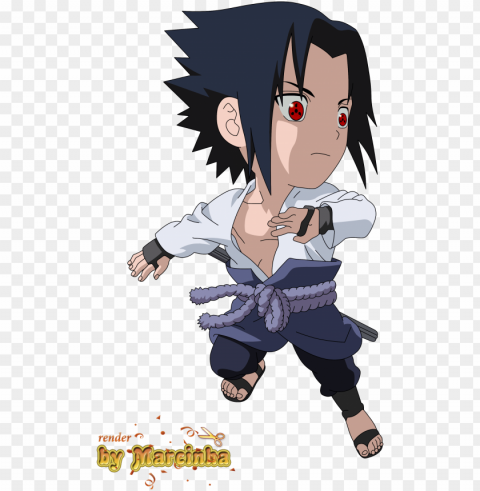 sasuke chibi render Isolated Object in HighQuality Transparent PNG