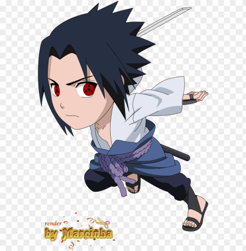 sasuke uchiha chibi Transparent PNG Isolated Element PNG transparent with Clear Background ID 64a101de