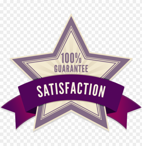 satisfaction guarantee purple logo Transparent PNG images pack PNG transparent with Clear Background ID 29b6b04a