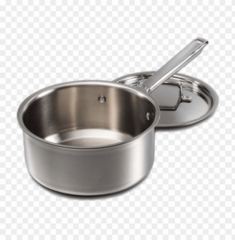 saucepan and lid Isolated Element with Transparent PNG Background