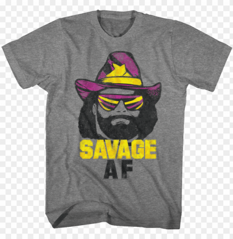 savage af macho man t PNG with no background required PNG transparent with Clear Background ID 1bfc0ce3