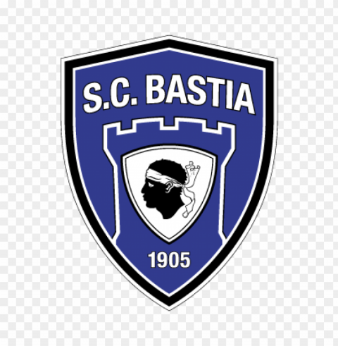 sc bastia 1905 vector logo PNG for t-shirt designs