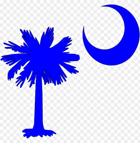 sc palmetto tree blue right side moon svg clip arts PNG transparent photos library