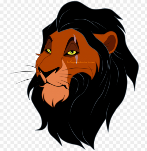 scar - scar lion PNG for educational projects