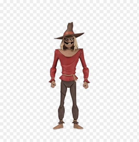 scarecrow action figure PNG Image with Clear Background Isolated