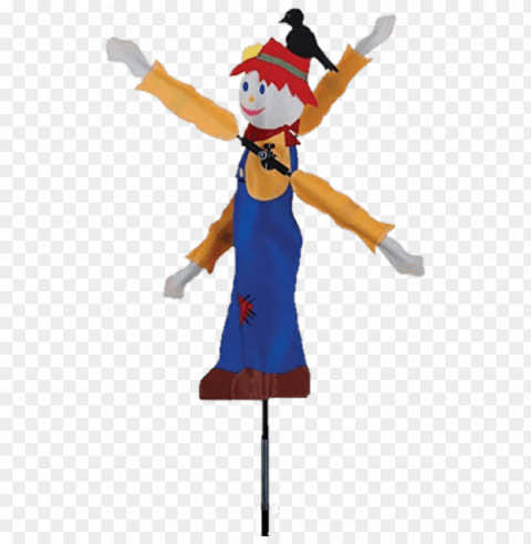 scarecrow garden spinner PNG Image with Clear Isolated Object