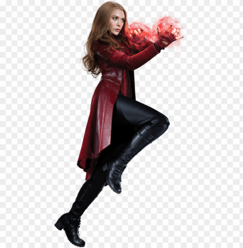 scarlet witch right - captain america 3 civil war wanda scarlet witch cosplay Isolated PNG Image with Transparent Background PNG transparent with Clear Background ID f617a96e