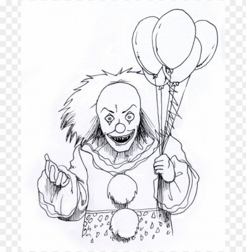scary coloring pages color Transparent Background Isolated PNG Character