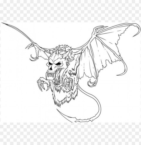 scary coloring pages color Transparent Background Isolated PNG Illustration