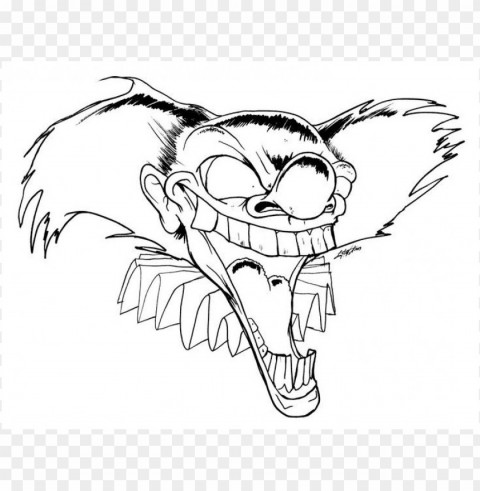 scary coloring pages color Transparent Background Isolation in PNG Format