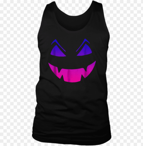 scary face halloween pumpkin t-shirt best hallowen - t-shirt Isolated Graphic on Clear Background PNG