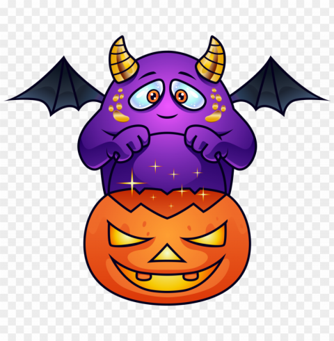 scary halloween monsters clipart - halloweenmonster Alpha channel transparent PNG