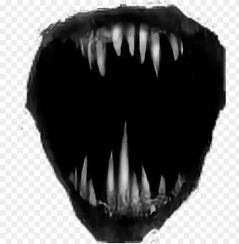 scary teeth svg black and white download - background creepy mouth Transparent PNG graphics complete archive