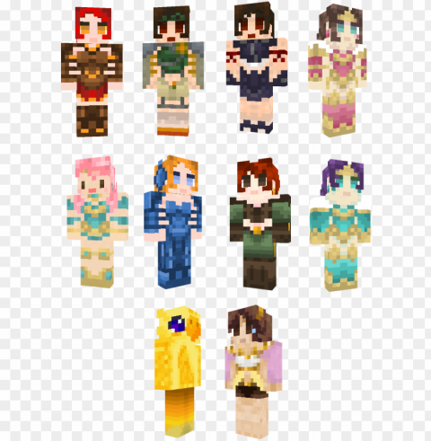 scene pige minecraft hud - minecraft hd female skins HighQuality Transparent PNG Isolated Element Detail