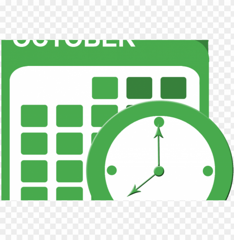 schedule icon - green icons for report schedule PNG Image with Isolated Artwork