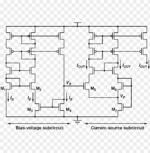 schematic of our current reference circuit - diagram PNG images with no attribution