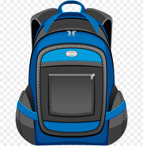 school backpack clipart download - bag pack vector Clean Background Isolated PNG Graphic Detail