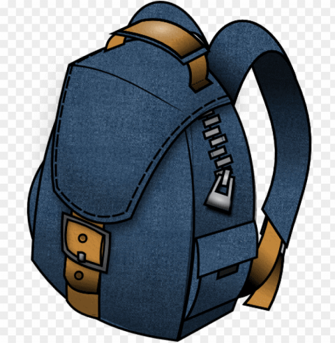 school bag clipart Transparent Background PNG Isolated Element