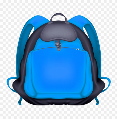 School Bag Clipart Transparent Background PNG Isolated Graphic