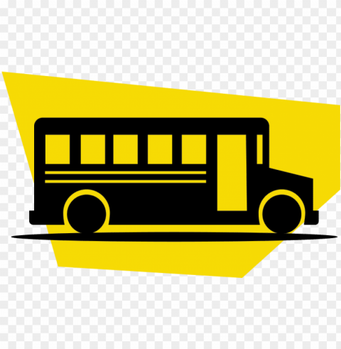 school bus course - school bus PNG with Clear Isolation on Transparent Background