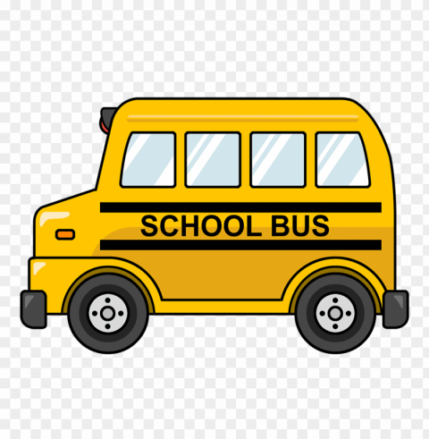 School Bus Clear PNG Image